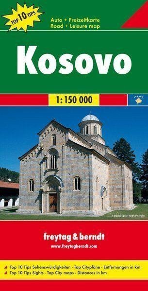 AK 0716 Kosovo 1150 000 automapa mapa volného času