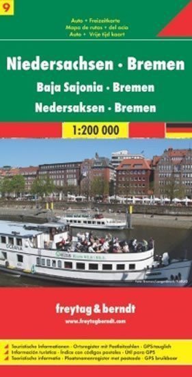 AK 0215 Dolní Sasko-Brémy 1200 000 automapa