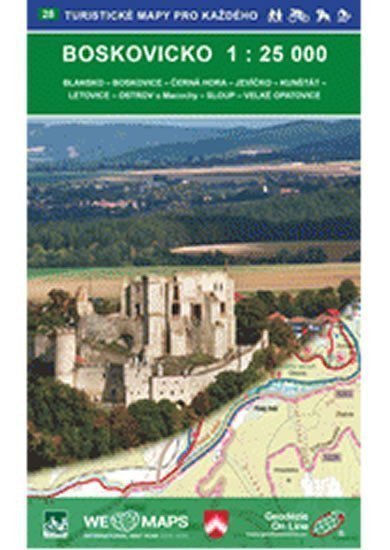 Boskovicko 125T 28 Turistické mapy pro každého