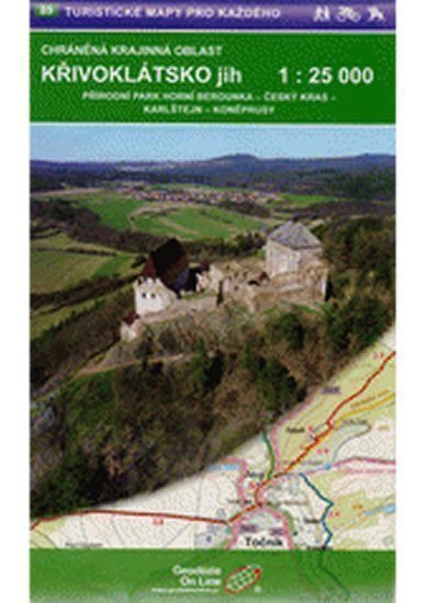 Křivoklátsko-jih 125T 89 Turistické mapy pro každého