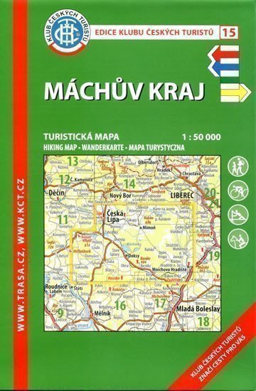 KČT 15 Máchův kraj 1:50 000 / Turistická mapa