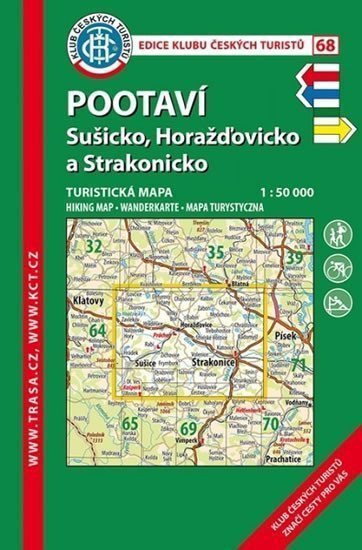 PootavíSušickoHoražďovicko KČT 68 150T Turistická mapa