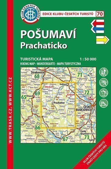 Pošumaví-Prachaticko KČT 70 150T Turistická mapa