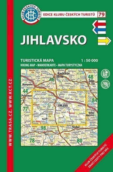 Jihlavsko KČT 79 150T Turistická mapa