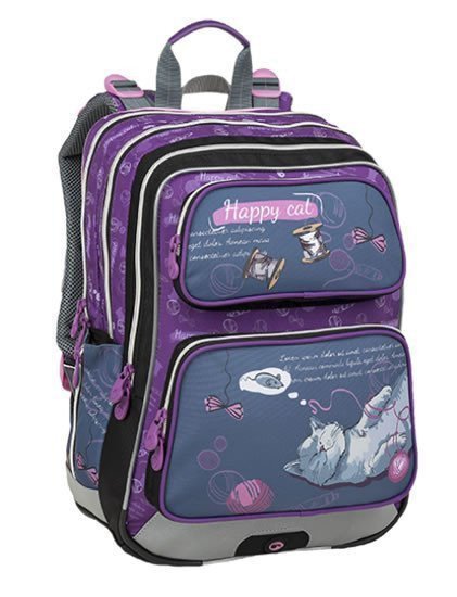 Bagmaster Školní batoh pro prvňáčky GALAXY 9 A GRAYVIOLET