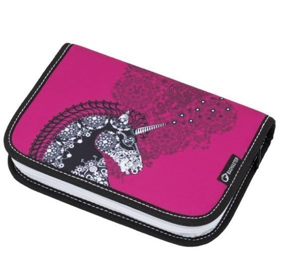 Bagmaster Školní penál CASE LIM 9 A PINKBLACKWHITE