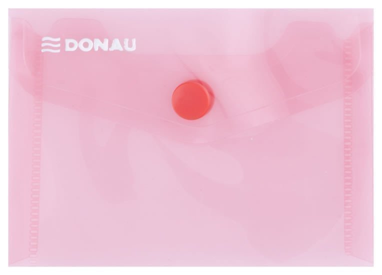 Obálka s drukem průhledná A7 PP červená