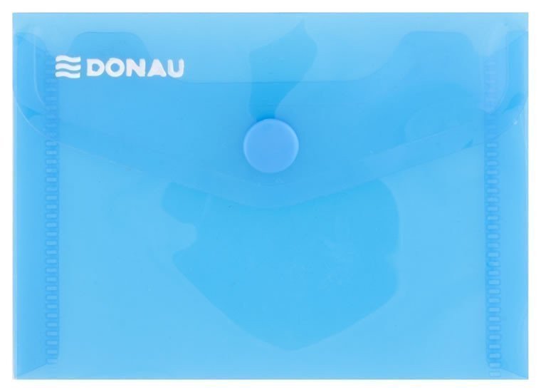 Obálka s drukem průhledná A7 PP modrá
