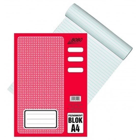 Poznámkový blok A4 linka 50 listů