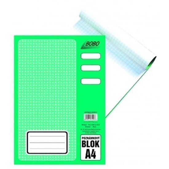 Poznámkový blok A4 čtvereček 50 listů