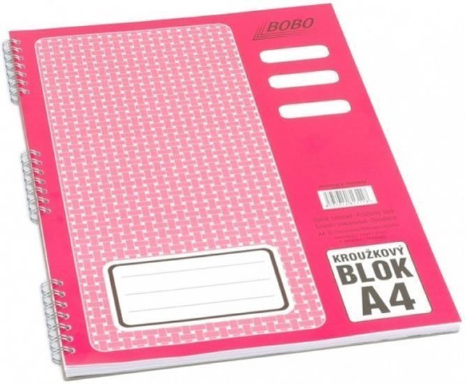 Blok s boční vazbou A4 linka 50 listů