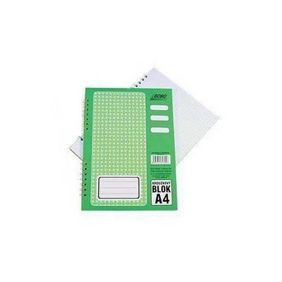 Blok s boční vazbou A4 čtvereček 50 listů