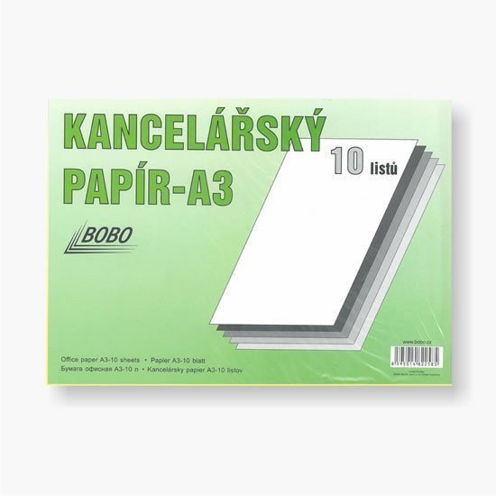 Kancelářský papír A3 70 g 10 listů