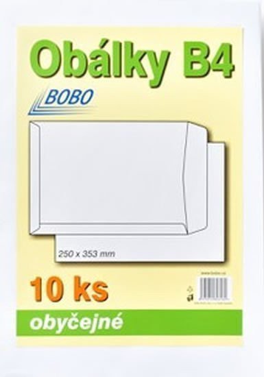 Obálky B4 obyčejné bal10ks