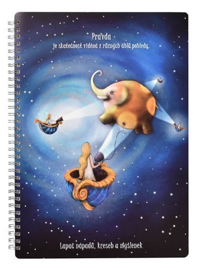 Kroužkový blok PRAVDA A4 linka 50 listů