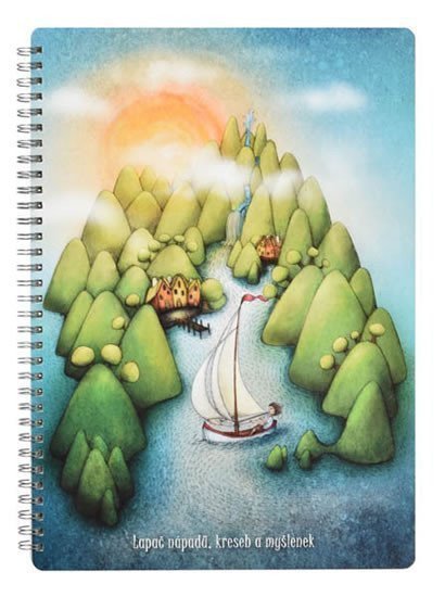 Kroužkový blok CESTA ŽIVOTEM A4 čtvereček 50 listů