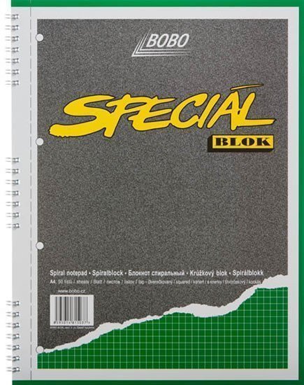 Speciál blok A4 čtvereček 50 listů