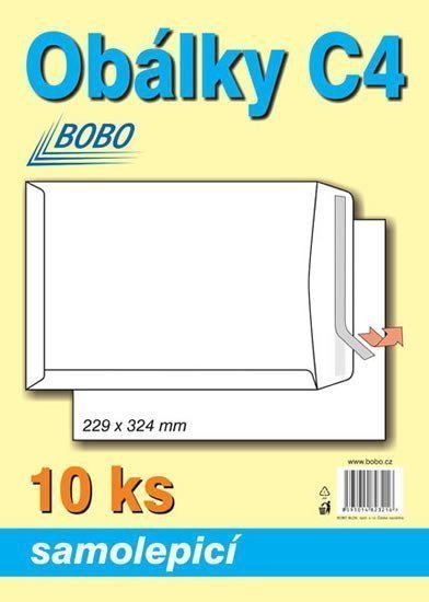 Obálky C4 samolepicí bal 10ks