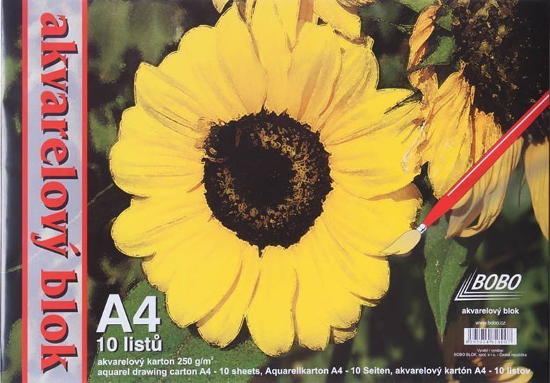 Akvarelový blok A4 čistý 10 listů