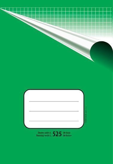 Školní sešit BOBO 525 bezdřevý