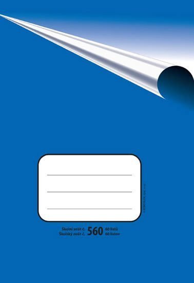 Školní sešit BOBO 560 bezdřevý