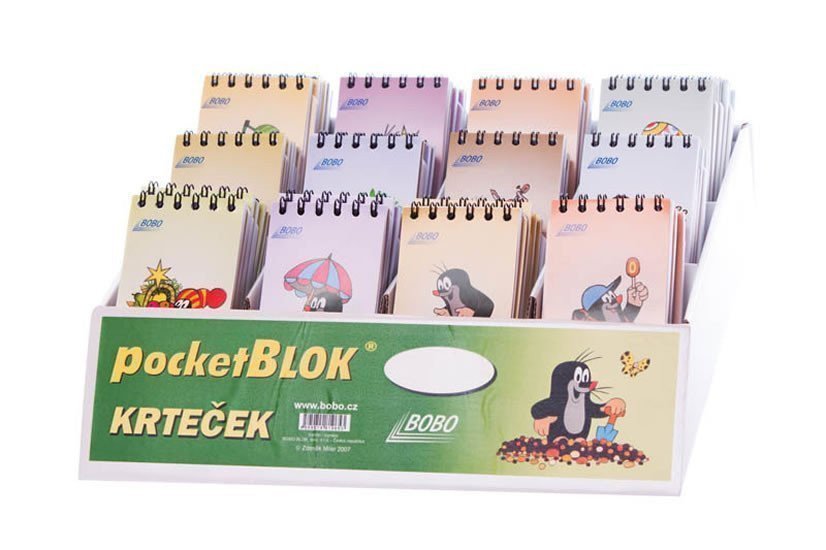 Pocket blok KRTEK 55 x 85 mm 1 kus mix motivů