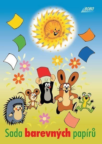 Sada barevných papírů KRTEK A4 10 listů