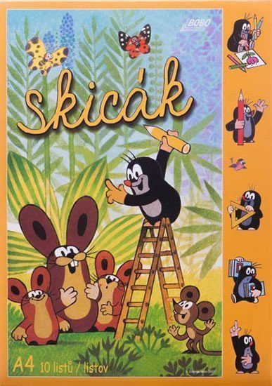 Skicák KRTEK A4 10 listů