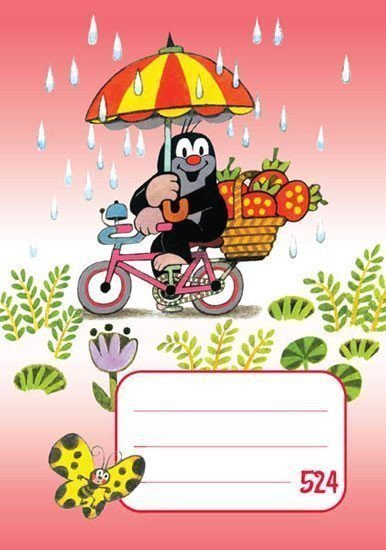 Školní sešit KRTEK 524 bezdřevý