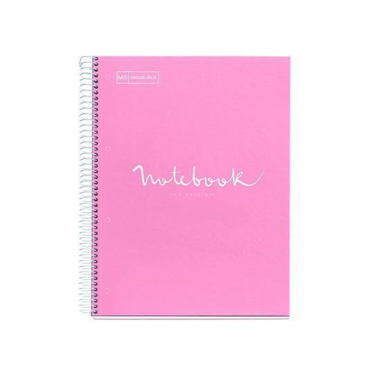 MIQUELRIUS poznámkový blok Emotions A4 80 listů 90g linkovaný karton růžový