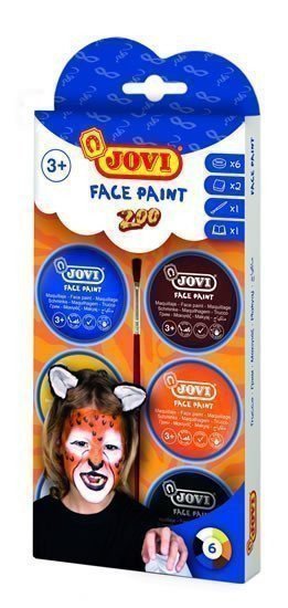 JOVI Obličejové barvy 6x 8ml polštáře ZOO