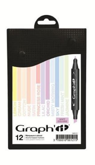 Graphit Set alkoholových popisovačů 12ks – Soft