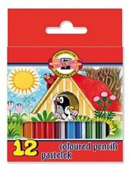 Koh-i-noor pastelky Krtek 12 ks krátké