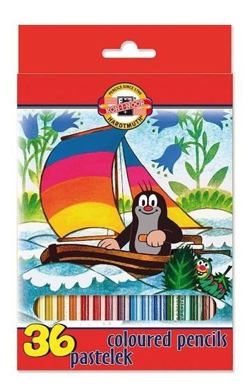 Koh-i-noor pastelky Krtek 36 ks dlouhé