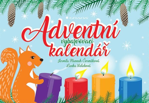 Adventní vybarvovací kalendář – Velebová Lenka (2019)