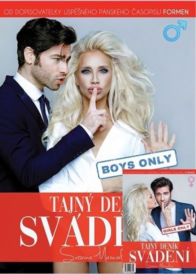Tajný deník svádění - Boys only Girls only oboustranná kniha – Miracolato Suzzana