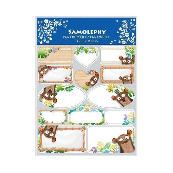 Samolepky na dárky HEY