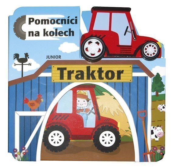 Traktor - Pomocníci na kolech dřevěný ekologicky nezávadný traktůrek – group of authors