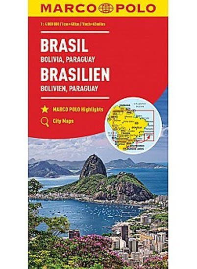 Brazílie,Bolívie,Paraguay,Uruguay/mapa 1 (2019)