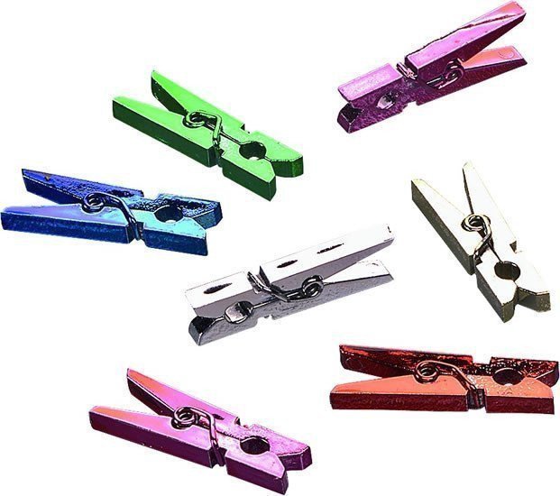 Mini kolíčky 25 cm - mix barev 20 ks