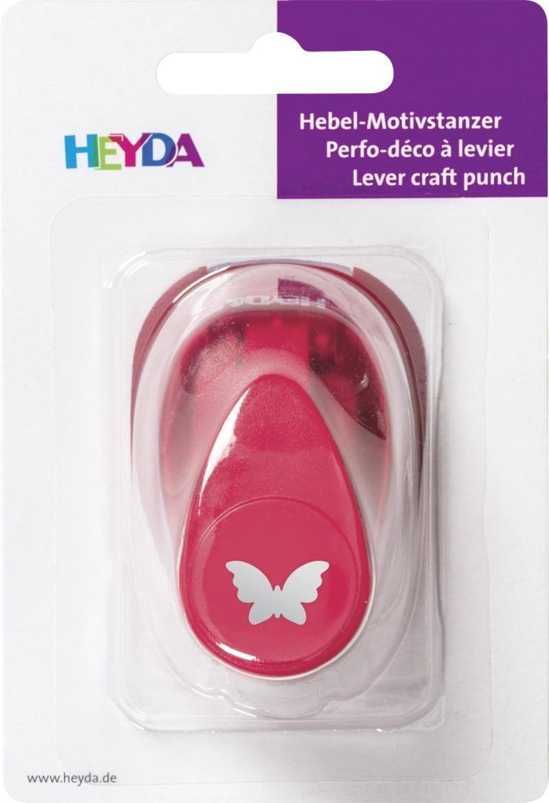 HEYDA ozdobná děrovačka velikost S - motýl 17 cm
