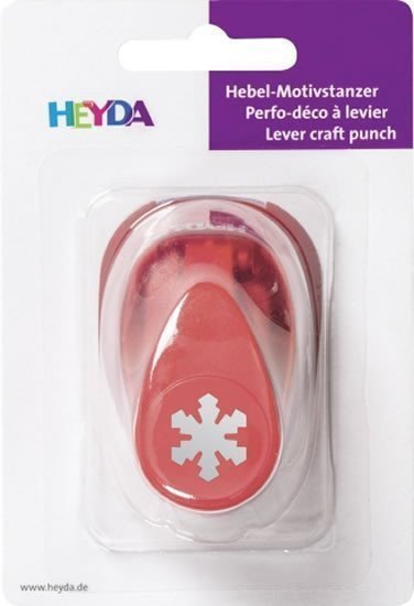 HEYDA ozdobná děrovačka velikost S - ledový krystal 17 cm