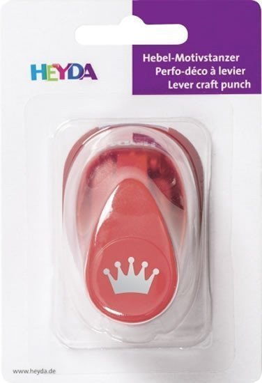 HEYDA ozdobná děrovačka velikost S - koruna 17 cm