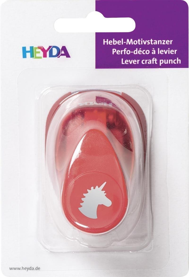 HEYDA ozdobná děrovačka velikost S - jednorožec 17 cm