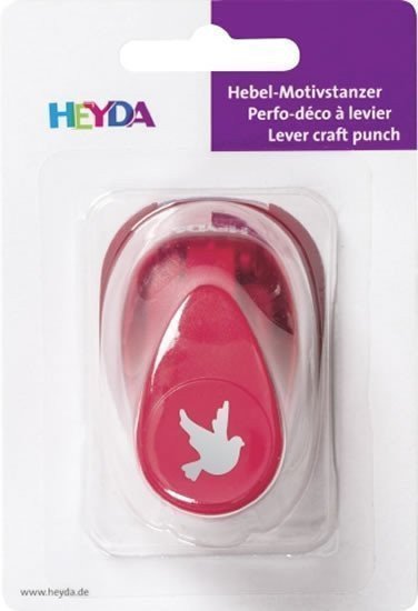 HEYDA ozdobná děrovačka velikost S - holubice 17 cm