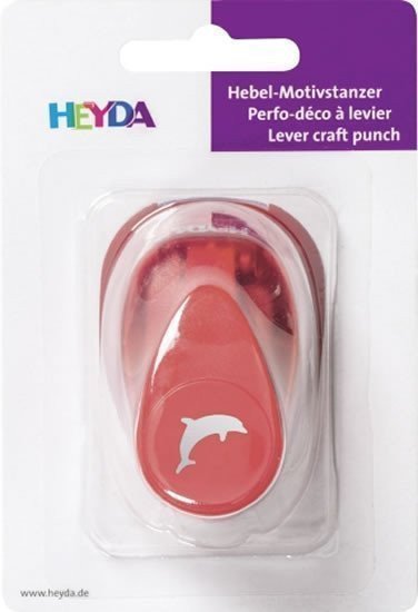 HEYDA ozdobná děrovačka velikost S - delfín 17 cm