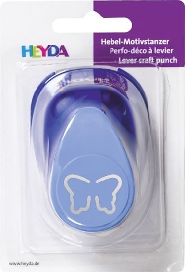 HEYDA ozdobná děrovačka 3D velikost L - motýl 25 cm