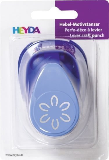 HEYDA ozdobná děrovačka 3D velikost L - květ 25 cm
