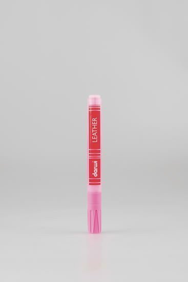 DARWI LEATHER fixy na kůži a koženku - Růžová 6 ml
