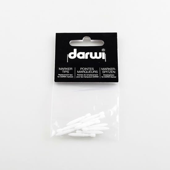 DARWI ACRYL OPAK akrylová fixa 1 mm - náhradní hroty 10ks do fixy